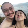 一只大龙和一只中龙头像