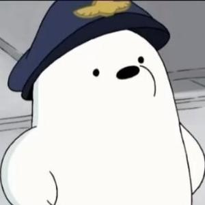 白熊睡觉了头像