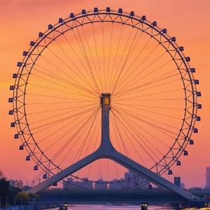 橙色摩天轮头像
