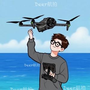 Deer航拍头像