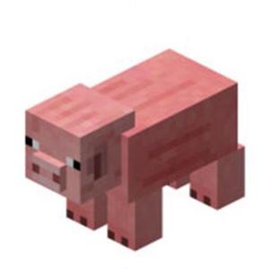 Minecraft小猪头像