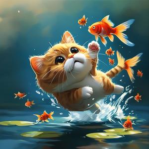 抓不到鱼的猫头像