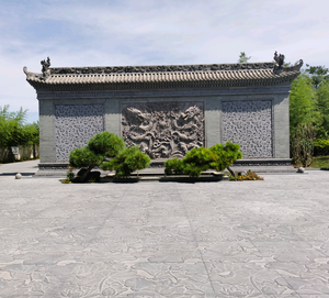 唐语园林古建砖雕瓦业头像