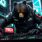 小熊超爱DJ头像