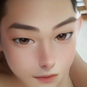 害羞的男人头像