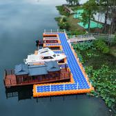 水上浮筒平台浮桥码头头像