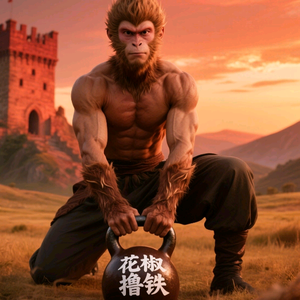花椒撸铁头像