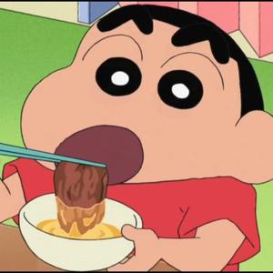 蜡笔小新美食治愈头像