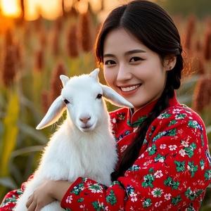 逗趣村头一枝花头像