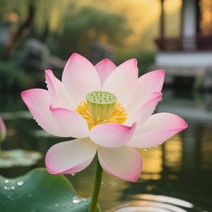 雨里赏落花头像