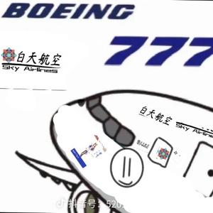 一架波音777头像