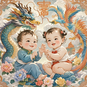 龙凤胎健康生活头像