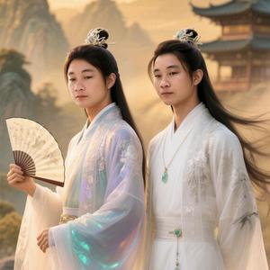 汉服情缘文化摄影头像