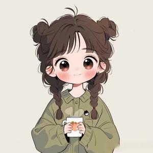盼盼追剧头像