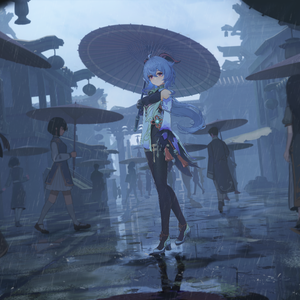 甘雨雨椰羊羊头像