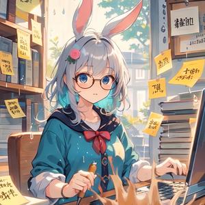 开心者娜头像